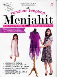 Image of Panduan Lengkap Menjahit Busana Wanita Dewasa & Anak